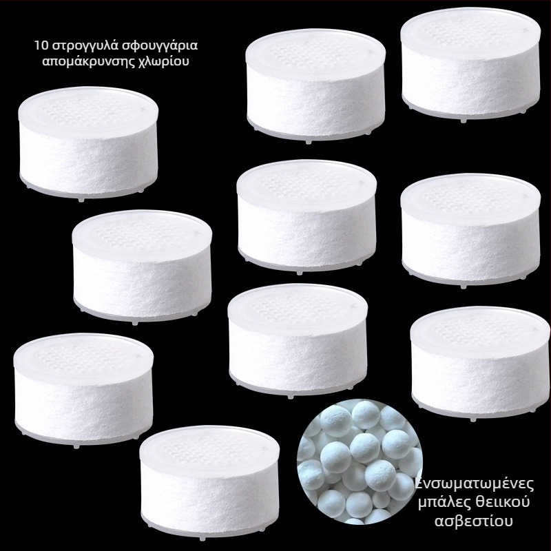 Ντους κεφαλής – κορυφαίος ψεκασμός, πλαστικό, λειτουργίες μασάζ/φυσαλίδες/βροχή, 0-90C, 0.6 MPa