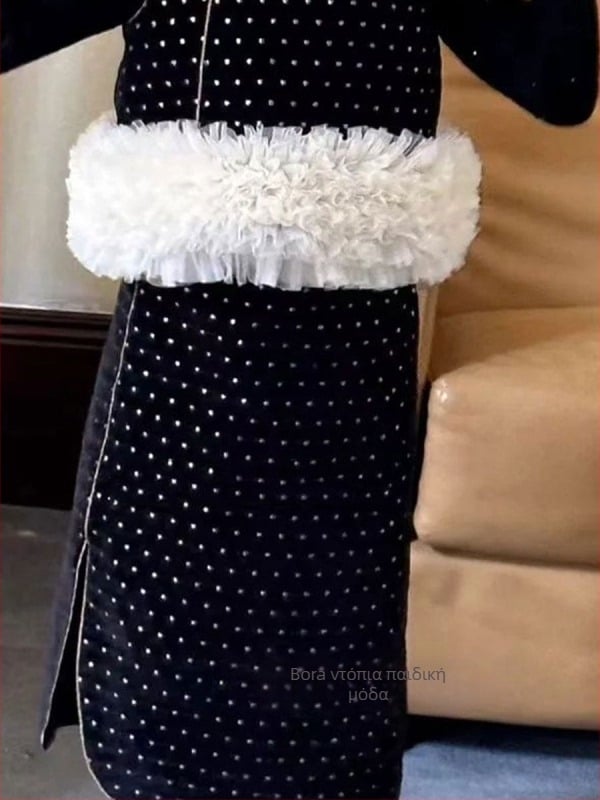 Φούστα μισού μήκους για κορίτσια, κορεατικού στιλ, 100% πολυεστέρας, μαλακτοποιημένο ύφασμα, κατάλληλη για 3–8 ετών