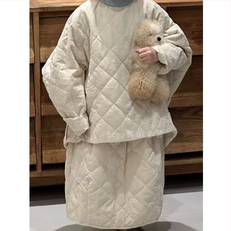 Φούστα μισού μήκους για κορίτσια, κορεατικού στιλ, 100% πολυεστέρας, μαλακτοποιημένο ύφασμα, κατάλληλη για 3–8 ετών