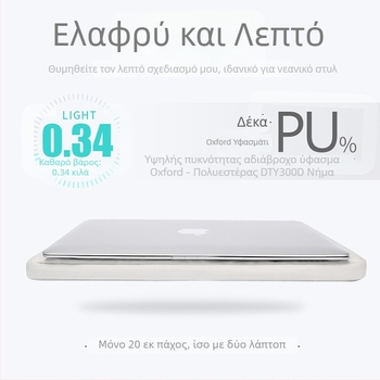 Επαγγελματικό τσαντάκι γραφείου από καμβά για έγγραφα - αδιάβροχο, ανθεκτικό στη φθορά, αντοχή σε κραδασμούς, σχεδιασμός μείωσης βάρους