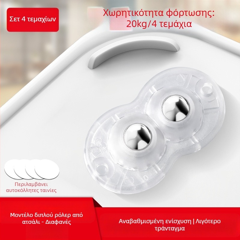 Ringing Μίνι αθόρυβοι περιστρεφόμενοι τροχοί επίπλων (ABS + ανοξείδωτο ατσάλι)