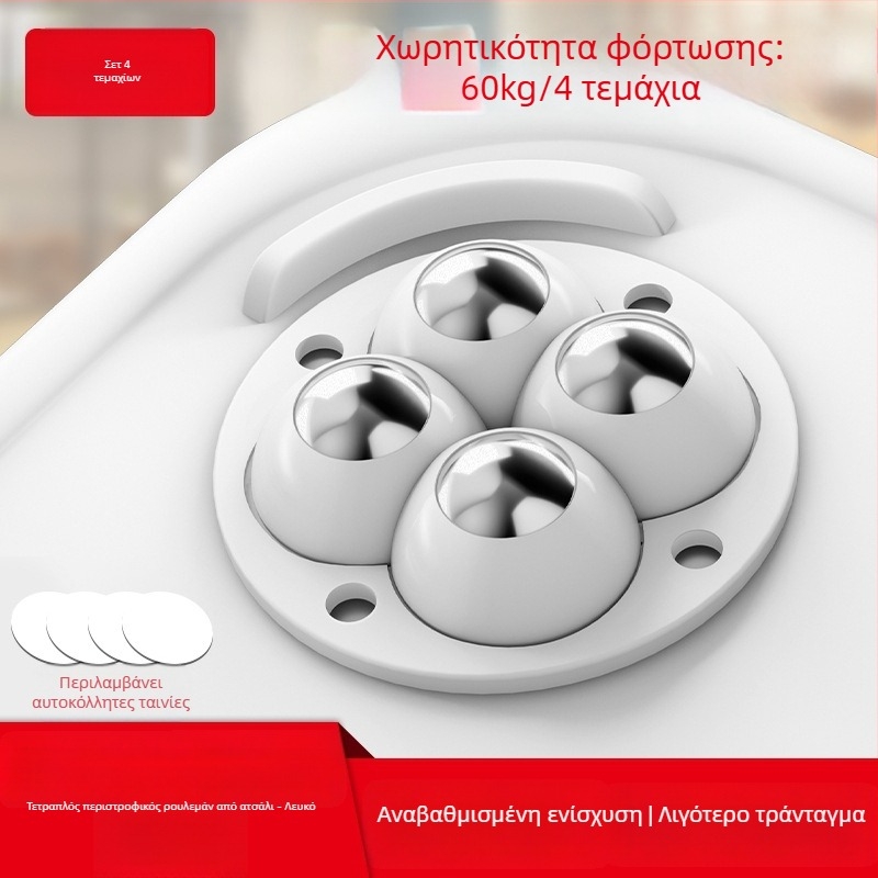 Ringing Μίνι αθόρυβοι περιστρεφόμενοι τροχοί επίπλων (ABS + ανοξείδωτο ατσάλι)