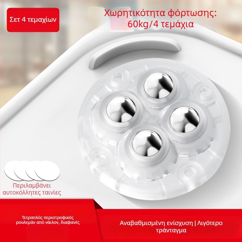 Ringing Μίνι αθόρυβοι περιστρεφόμενοι τροχοί επίπλων (ABS + ανοξείδωτο ατσάλι)