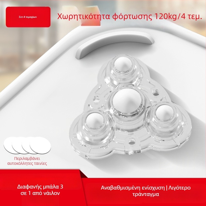 Ringing Μίνι αθόρυβοι περιστρεφόμενοι τροχοί επίπλων (ABS + ανοξείδωτο ατσάλι)