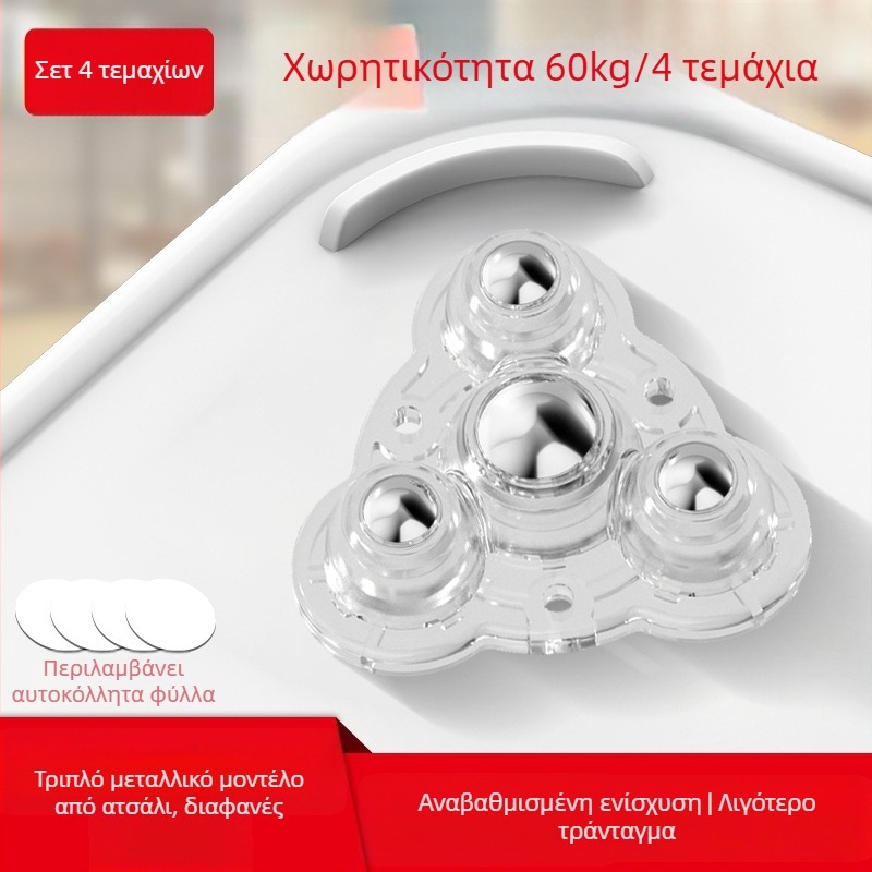 Ringing Μίνι αθόρυβοι περιστρεφόμενοι τροχοί επίπλων (ABS + ανοξείδωτο ατσάλι)