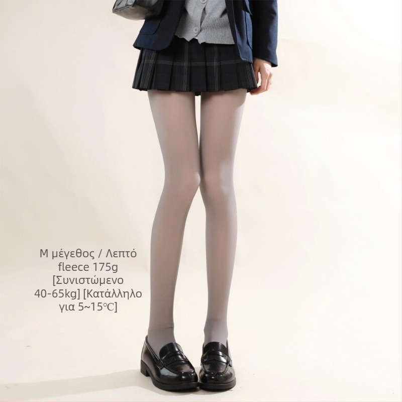 JK-Style Καλσόν με Fleece-Lined Θέρμανση για Γυναίκες (Fleece-Lined, Παχύτερα, Χειμερινή Θέρμανση, JK-Style, Με Πόδια)