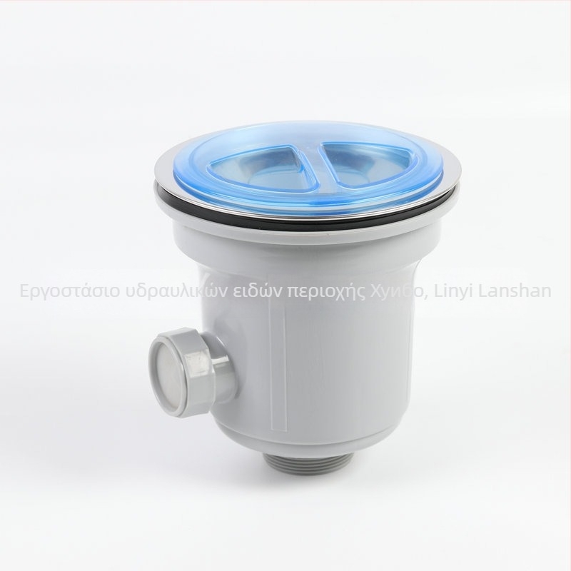 Σετ αποχέτευσης νεροχύτη από ανοξείδωτο ατσάλι, με λειτουργία αντι-οσμών, μοντέλο 042, βάρος 200 g