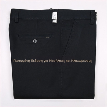 Ανδρικά casual παντελόνια με ψηλόμεση γραμμή και ίσια εφαρμογή, ελαστικό ύφασμα Modal (υψηλή ελαστικότητα; ύφασμα Modal; άνοιξη)