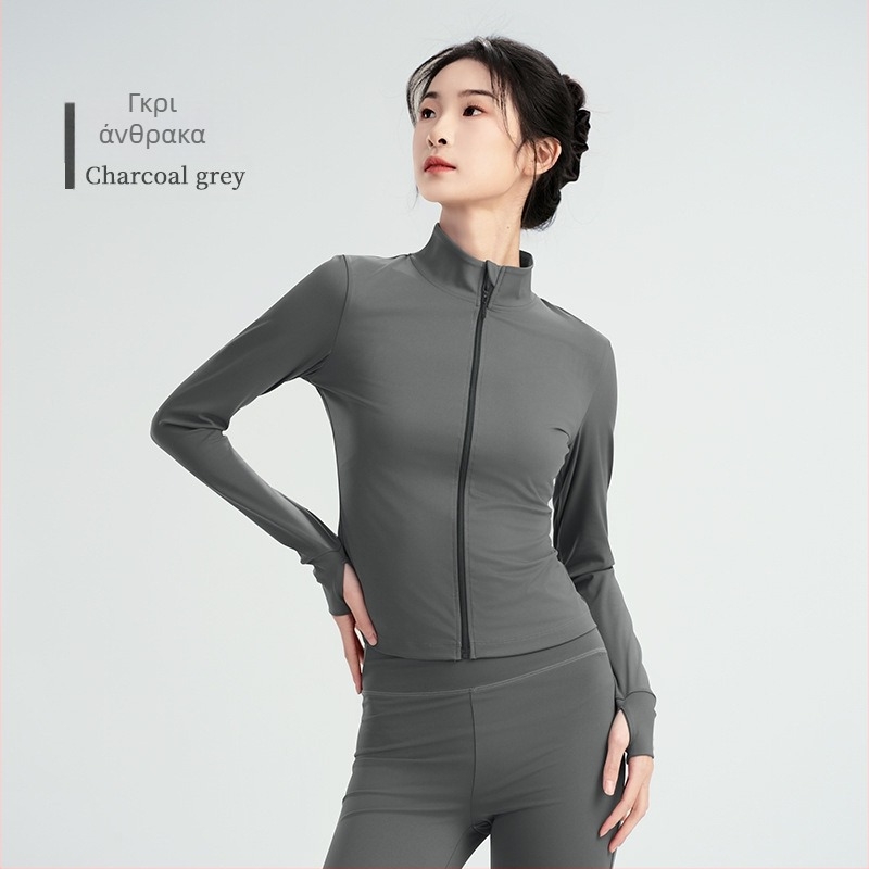 Σετ ενδυμάτων μοντέρνου χορού: μακρυμάνικη τοπ με υψηλή ελαστικότητα, μπουφάν εξάσκησης για μπαλέτο και κορμάκι γυμναστικής; για χειμώνα, άνοιξη και φθινόπωρο; ενήλικες γυναίκες; ύφασμα πολυεστέρα/νάιλον, επένδυση Modal με 22% ελαστάνη