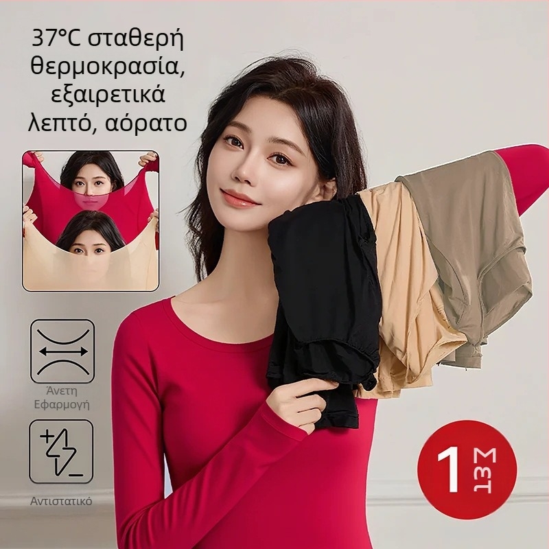 Γυναικείο υπερ-λεπτό θερμαινόμενο σετ βάσης με υαλουρονικό οξύ