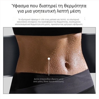 Αεριζόμενος ιμάντας μέσης από νεοπρέν για γυμναστική, γιόγκα και διαμόρφωση μέσης