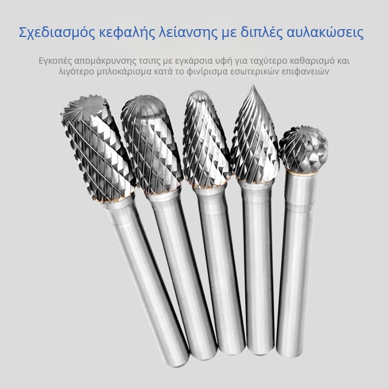 6x10/6x12 κεφαλή περιστροφικής λείανσης από καρβίδιο βολφράματος για ξυλουργικές εργασίες και γλυπτική ξύλου