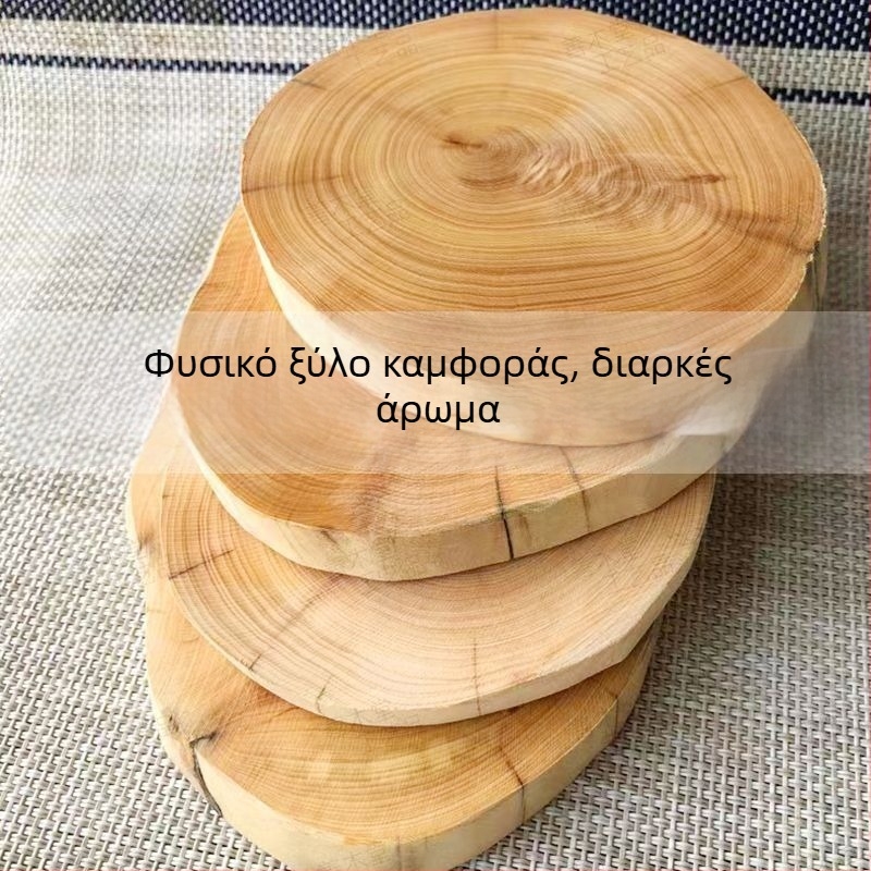 Βάση για φλιτζάνι τσαγιού από ξύλο καμφοράς με διακοσμητικό κορμό ρίζας