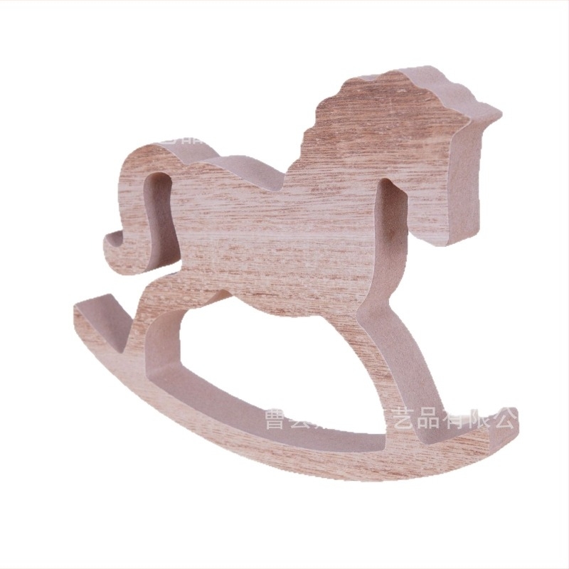 Ξύλινο διακοσμητικό rocking horse για γραφείο, Χριστούγεννα