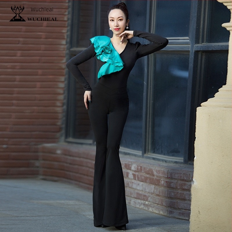 Dancing Wings Γυναικείος χορευτικός σετ με παχύτερη φλις επένδυση, στενή γραμμή για προπόνηση και πασαρέλα XT956