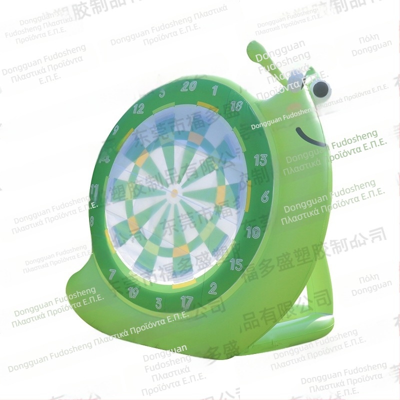 Fudosheng φουσκωτός στόχος darts με βάση, εξωτερικού χώρου, PVC, σε σχήμα σαλιγκαριού