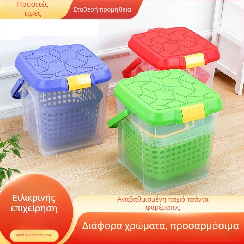 Νέος εκσυγχρονισμένος κάδος νερού με παχύτερους τοίχους, κουβά αποθήκευσης υψηλής ποιότητας, πολυλειτουργικός κάδος πλυσίματος αυτοκινήτου, πλαστικός κάδος και κάδος για αποθήκευση εξοπλισμού ψαρέματος
