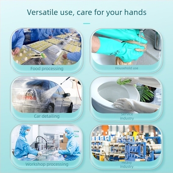 Γάντια νιτριλίου Oriental Red για τρόφιμα, εστίαση, οικιακή εργασία και πλύσιμο πιάτων - ανθεκτικά, ελαφριά για την κουζίνα