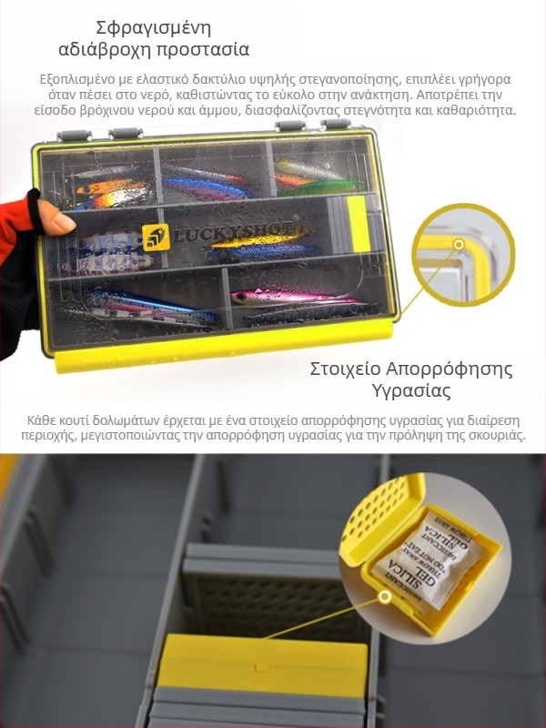 Racquet Θήκη Αλιευτικών Συσκευών, Αποθήκευση Δολωμάτων, Αδιάβροχο Κουτί Αξεσουάρ