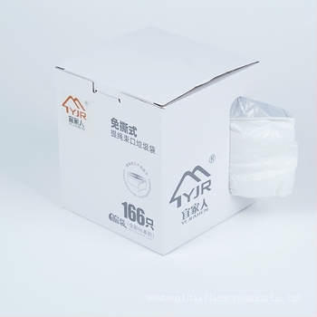 Σακούλες απορριμμάτων με κορδόνι, σε συσκευασία σε κουτί, για κουζίνα και οικιακή χρήση, παχιές από PE, μίας χρήσης