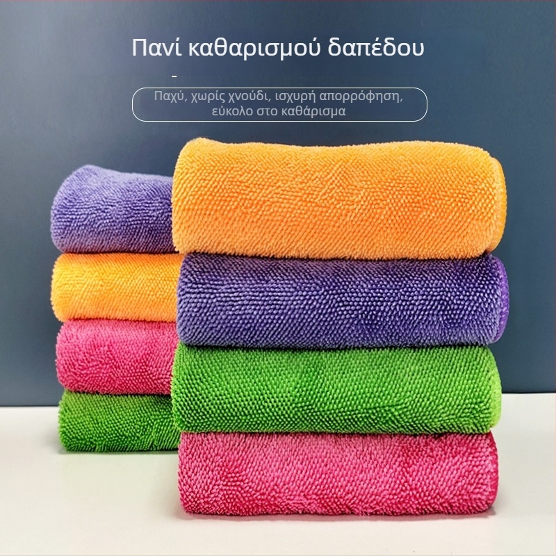 Κορεάτικου στυλ μικροϊνές για τον καθαρισμό δαπέδων με διπλό παχύτερο απορροφητικό στρώμα και κλιπ