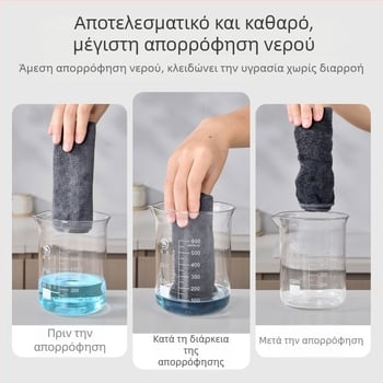 Πολυεστερικό πανί καθαρισμού για επιφάνειες κουζίνας — πολυλειτουργικό, απορροφά νερό και λίπος