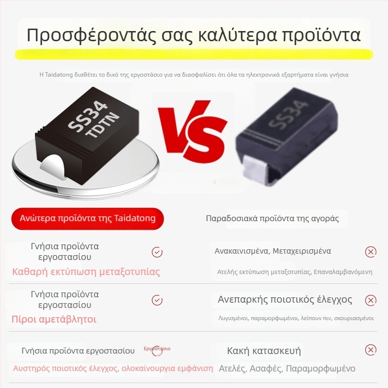 ABS10 Γέφυρα Ορθοστάτης, 1A 1000V, 46 mil Μεγάλος Τσιπ Ορθοστάτης, SOP-4 ABS Συσκευασία