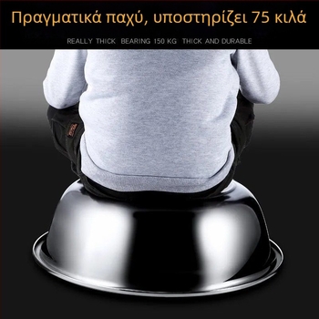 Wow Custom ανοξείδωτη λεκάνη μεγάλου μεγέθους για πλύσιμο λαχανικών, σούπα, κουζίνα, εστιατόριο, οικιακή χρήση
