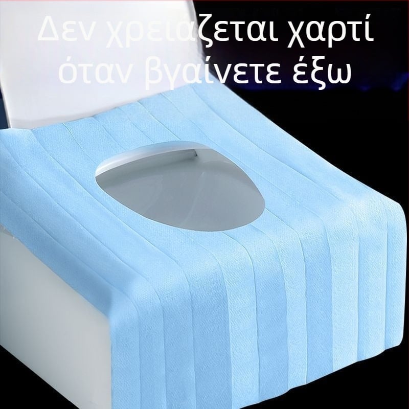 Κάλυμμα τουαλέτας μίας χρήσης με πλήρες κάλυμμα, φορητό για ταξίδια, κατάλληλο για ξενοδοχεία, προστασία από βρωμιά, χαρτί κάλυψης για μητέρες μετά τον τοκετό