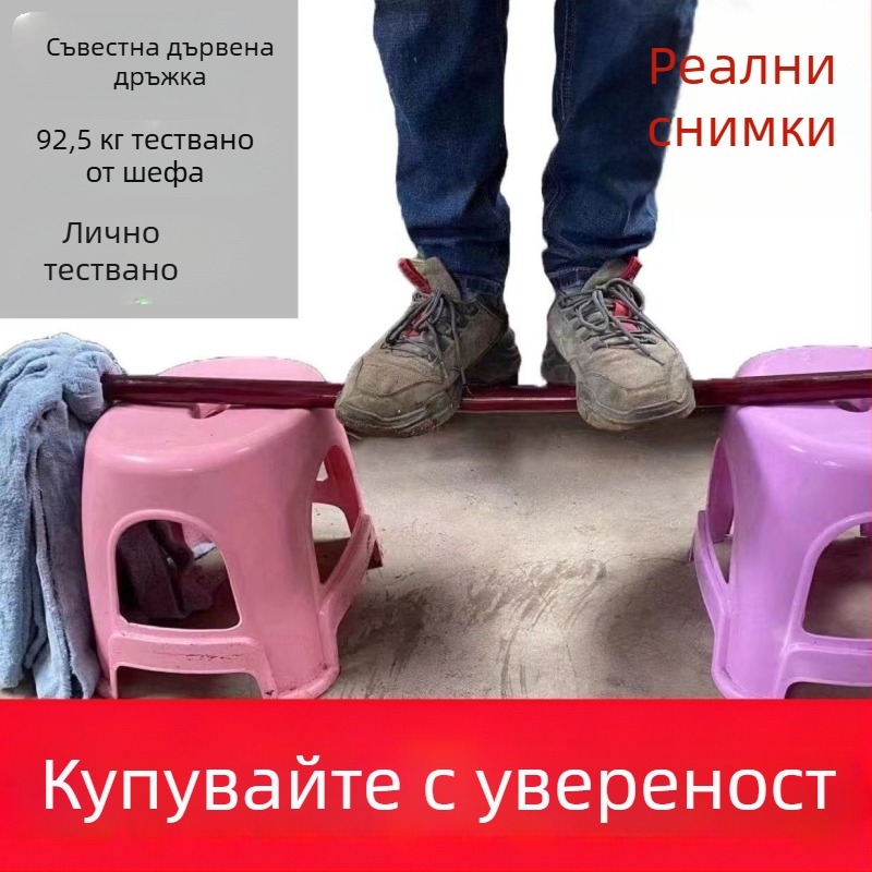 Σφουγγαρίστρα coral fleece με ξύλινο κοντάρι, κλασική οικιακή απορροφητική σφουγγαρίστρα