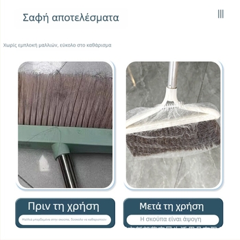 Νέο πολυλειτουργικό μιας χρήσης κάλυμμα σκούπας και πανάκι αντικατάστασης για οικιακή καθαριότητα