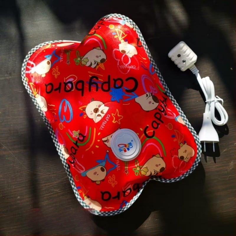 Hongtai επαναφορτιζόμενο μπουκάλι ζεστού νερού, ανθεκτικό σε εκρήξεις, θερμαντήρας χεριών και κρεβατιού, λεία επιφάνεια, χαριτωμένο, ηλεκτρικός θερμαντής σύμφωνα με εθνικά πρότυπα, ήδη γεμάτο με νερό