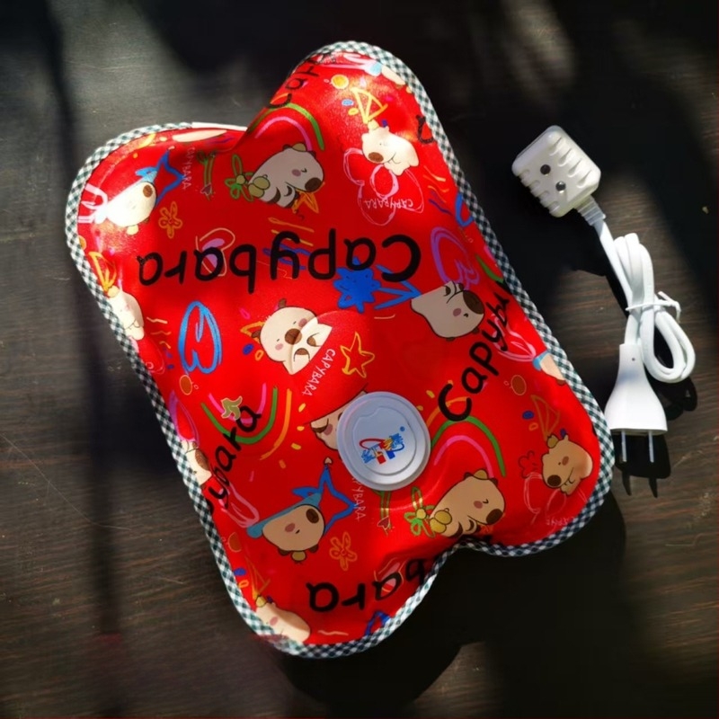 Hongtai επαναφορτιζόμενο μπουκάλι ζεστού νερού, ανθεκτικό σε εκρήξεις, θερμαντήρας χεριών και κρεβατιού, λεία επιφάνεια, χαριτωμένο, ηλεκτρικός θερμαντής σύμφωνα με εθνικά πρότυπα, ήδη γεμάτο με νερό