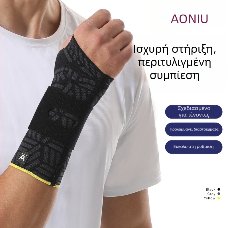Aoniu αθλητικά προστατευτικά καρπού, unisex – προστασία από διαστρέμματα και προστασία της θήκης τένοντα, στήριξη καρπού, προστασία παλάμης, για μπάσκετ