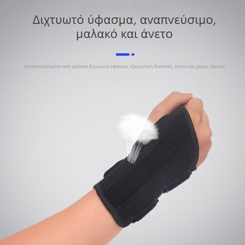 Νάρθηκας καρπού για διάστρεμμα και σύνδρομο καρπιαίου σωλήνα – προστασία και σταθεροποίηση υμένων τένοντα και αρθρικών βλαβών