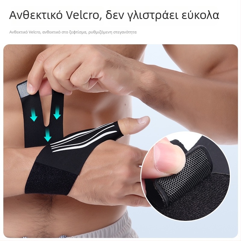 Διαθέσιμο σε απόθεμα, ελαφρύ συμπιεστικός νάρθηκας αντίχειρα-καρπού για πρόληψη διαστρέμματος, προστασία καρπού με στήριξη του περιτονώδους τένοντα, unisex αθλητικό αξεσουάρ χεριού