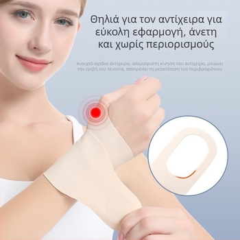 Καρπού προστασία για μπάτμιντον και τένις – Αντι-διάστρεψη, συμπιεστική στήριξη καρπού με σταθεροποίηση τένοντα, ελαφρύ γυναικείο προστατευτικό καρπού