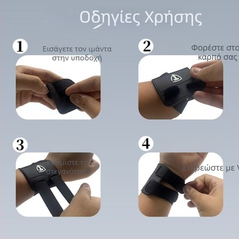 Νάρθηκας καρπού για διάστρεμμα και βλάβη της περιτονίας τένοντα – σταθεροποιητικός ιμάντας καρπού για τένις, μπάντμιντον και αποκατάσταση αθλημάτων