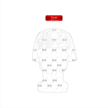 Xuannian QGF03 Kevlar κάλυμμα κράνους και επένδυση M19, διπλής όψης, νέο μοντέλο, με διακριτικό έμβλημα