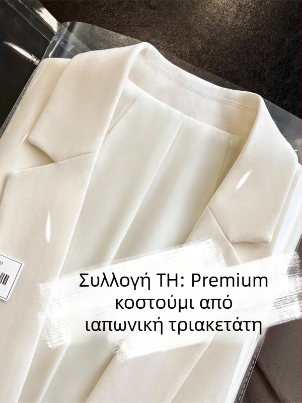 Γυναικείο σακάκι από triacetate, χαλαρή γραμμή, καθημερινό κοστούμι, άνοιξη 2024, MY1904