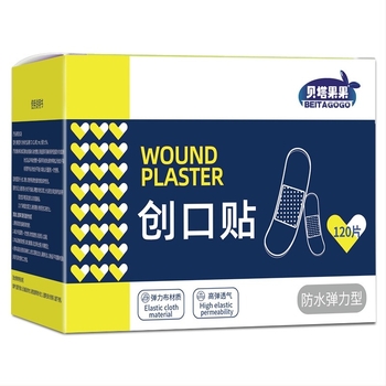 Αδιάβροχος αιμοστατικός επίδεσμος ποδιού, διαπνέων ιατρικός ελαστικός, μεγάλος, 120 τεμάχια