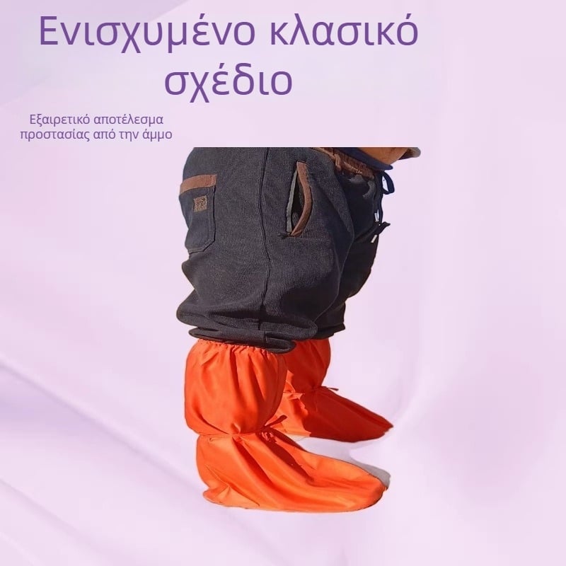 Καλύμματα Παπουτσιών Υψηλού Μανσέτας Αντι-Άμμου για Πεζοπορίες και Ταξίδια, Εξοπλισμός Για Παιχνίδι Με Άμμο