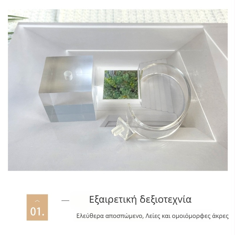 Διαφανής ακρυλική βάση προβολής ρολογιών για μηχανικά ρολόγια, έκθεση και αποθήκευση