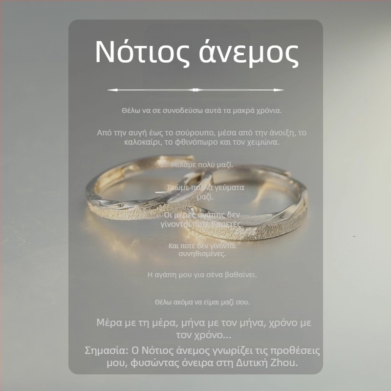 Mobius σχήματος δαχτυλίδι για ζευγάρι από ασήμι 925 – ουδέτερο φύλου, σύμβολο αγάπης