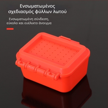 Titan Πολυλειτουργική θήκη ζωντανών δολωμάτων για σκουλήκια και σκουλήκια της άμμου, μονωμένο διαπνέον υγρό κουτί για εξοπλισμό αλιείας