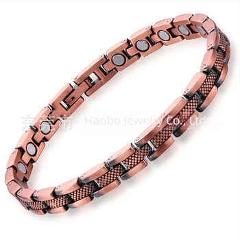 Γυναικείο βραχιόλι μαγνητικής θεραπείας – ρετρό δημιουργικός γεωμετρικός σχεδιασμός από κράμα