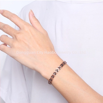 Γυναικείο βραχιόλι μαγνητικής θεραπείας – ρετρό δημιουργικός γεωμετρικός σχεδιασμός από κράμα