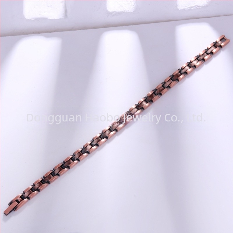 Γυναικείο βραχιόλι μαγνητικής θεραπείας – ρετρό δημιουργικός γεωμετρικός σχεδιασμός από κράμα