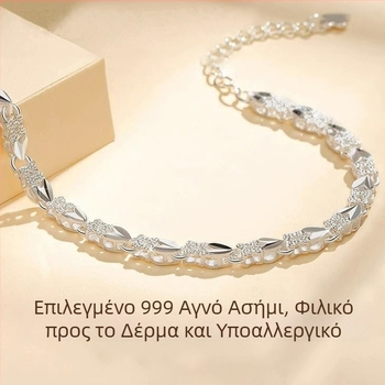Γυναικείο βραχιόλι με τετράφυλλο τριφύλλι, ποιμενικό στυλ, εκλεπτυσμένος σχεδιασμός