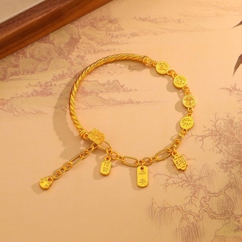 Γυναικείο βραχιόλι-μισό σε Νέο Κινέζικό Στυλ 2025 Σχεδίαση, παραδοσιακή χειροτεχνία, διακριτικό, ευέλικτο κόσμημα